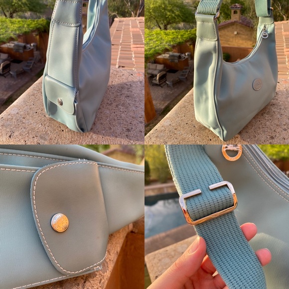 SOLD Longchamp Le Pilage Nylon and Leather Hobo Bag - Picture 6 of 13